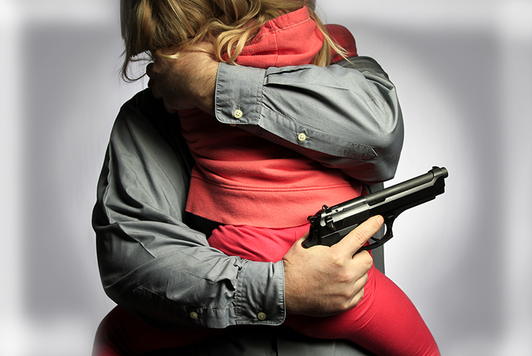 Father-Girl-Gray Self Defense of Family