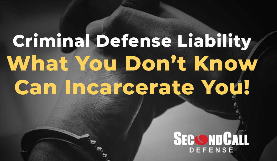 Criminal Defense Liability: Legal and Insurance Terms
