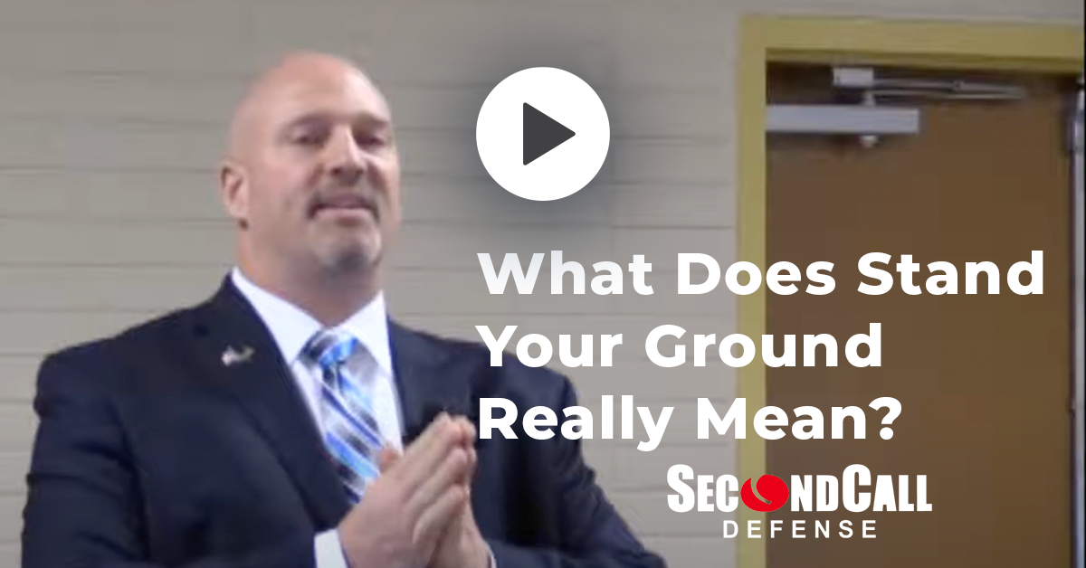 What Does Stand Your Ground Really Mean?