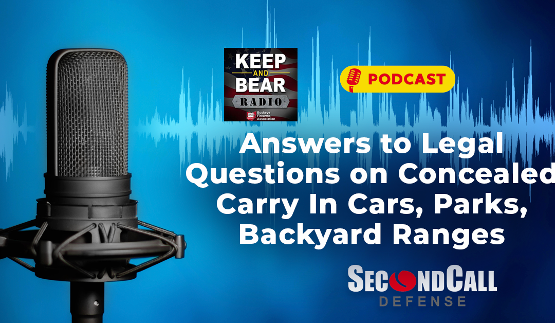 Answers to Legal Questions on Concealed Carry In Cars, Parks, Backyard Ranges, and More